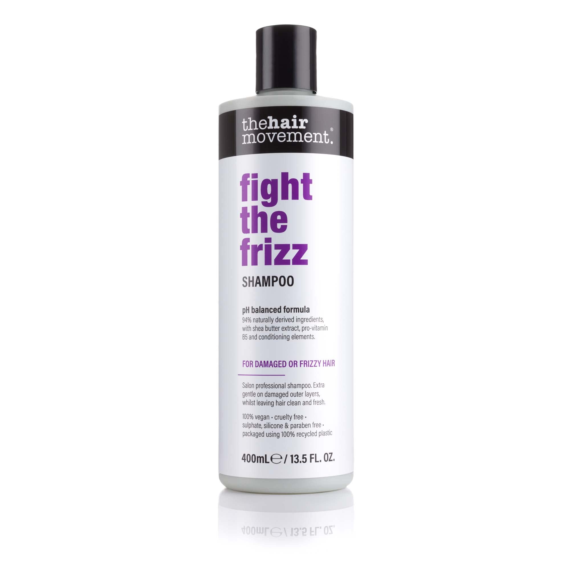 The Hair Movement | Fight the Frizz Shampoo | Sulphate free | Paraben free | Anti-frizz hair Shampoo | Salon Professional Shampoo to Combat Frizz | Repair Hair | Softly Cleanse | Retain Moisture