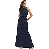 KOH KOH 2026 Sexy Sleeveless Flowy Summer Casual Formal Gown