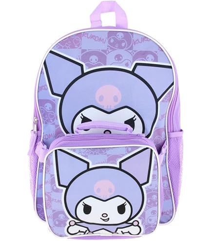 Amazon.com: My Melody & Kuromi Backpack and Lunch Box Set  display picture 1