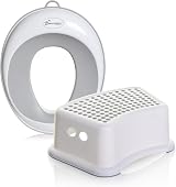 Dreambaby Potty Training Toilet Seat & Step Stool Set - Soft Touch Topper view 1