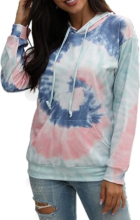 womens tie dye hoodie uk