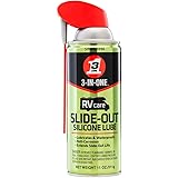 3-IN-ONE RVcare Slide-Out Silicone Lube with SMART STRAW SPRAYS 2 WAYS, 11 OZ