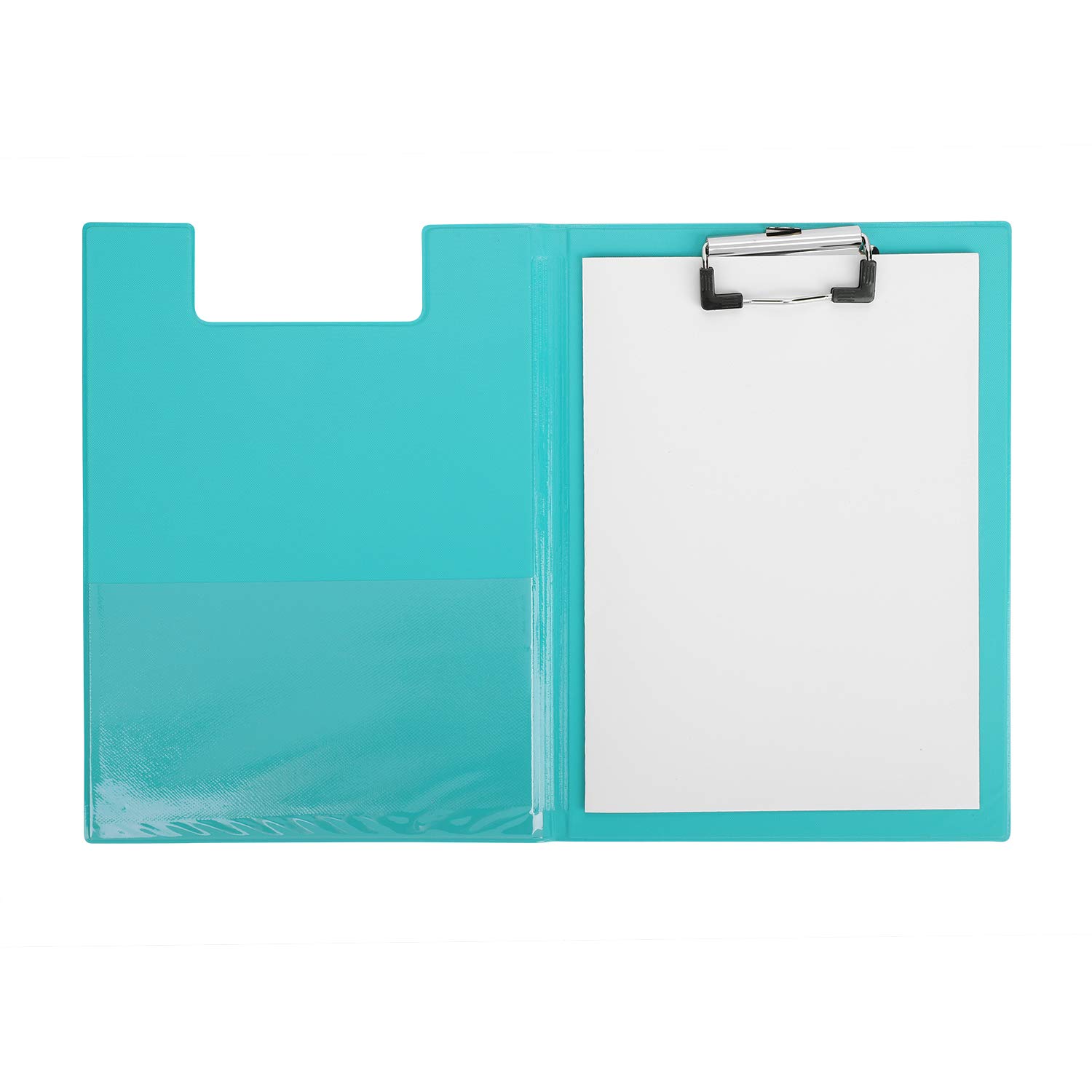 A5 Clipboard Folder with Cover Hardback Conference Folder Legal Pads Writing Foldover Clipboard Portfolio Organiser A5 Folio Clip Board with Inside Pocket