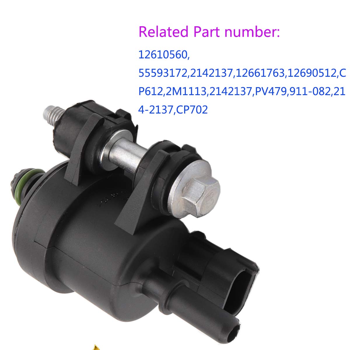 12610560 55593172 EVAP Evaporative Emission Vapor Canister Purge Valve