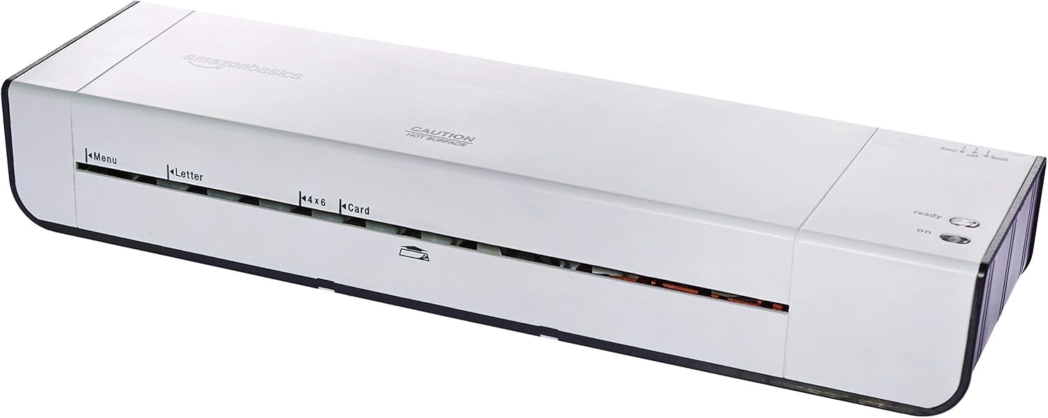 AmazonBasics PBH-55651 12-Inch Thermal Laminator (Renewed)
