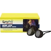 EasyPro Pond Products Super Bright LED Light (2 Pack), Mini, White | These lights smaller than a golf ball and yet an incredibly bright warm white output