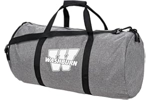 CAMPUS LAB Washburn University Primary Logo Lightweight Duffel Bag for Sports and Gym Packable for Travel