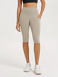 ODODOS 2-Pack High Waist Workout Capris with