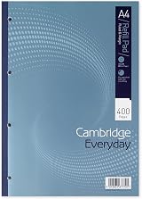 Cambridge A4 Lined Paper Refill Pad 8 mm Rule, Margin 400 Pages Pack of 3 view 3
