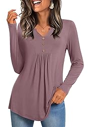 CATHY Womens Long Sleeve Tops 2025 Fall Fashion