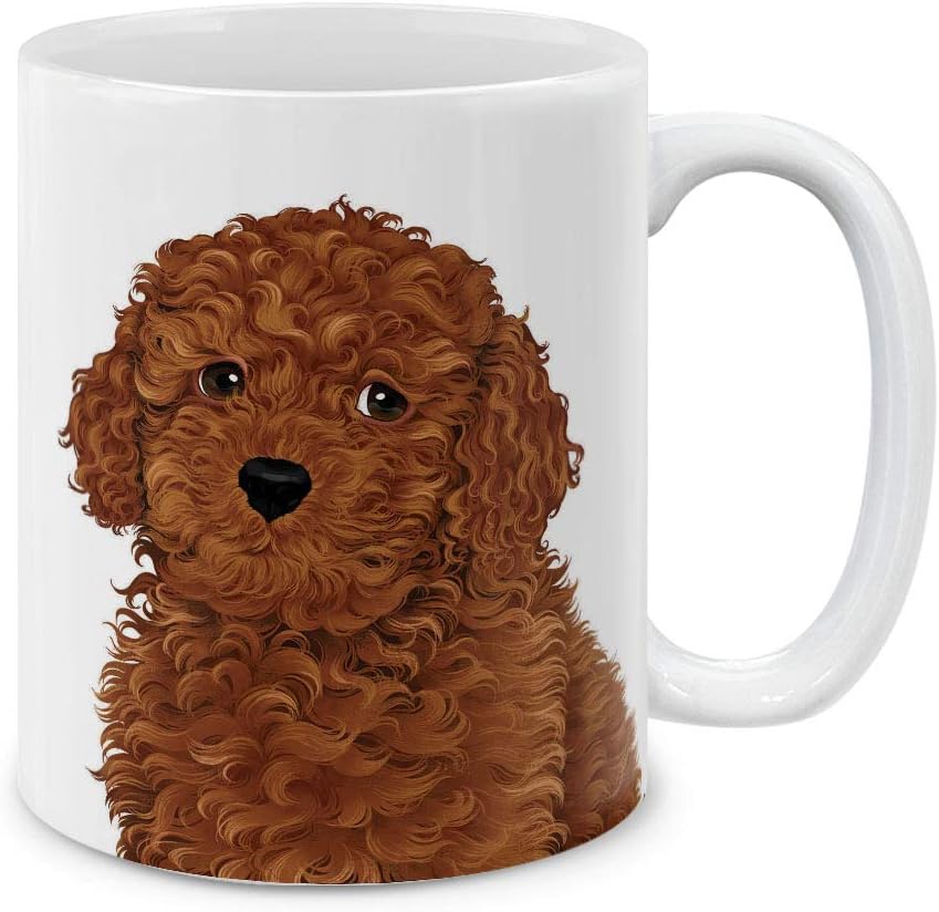 cup tea poodle