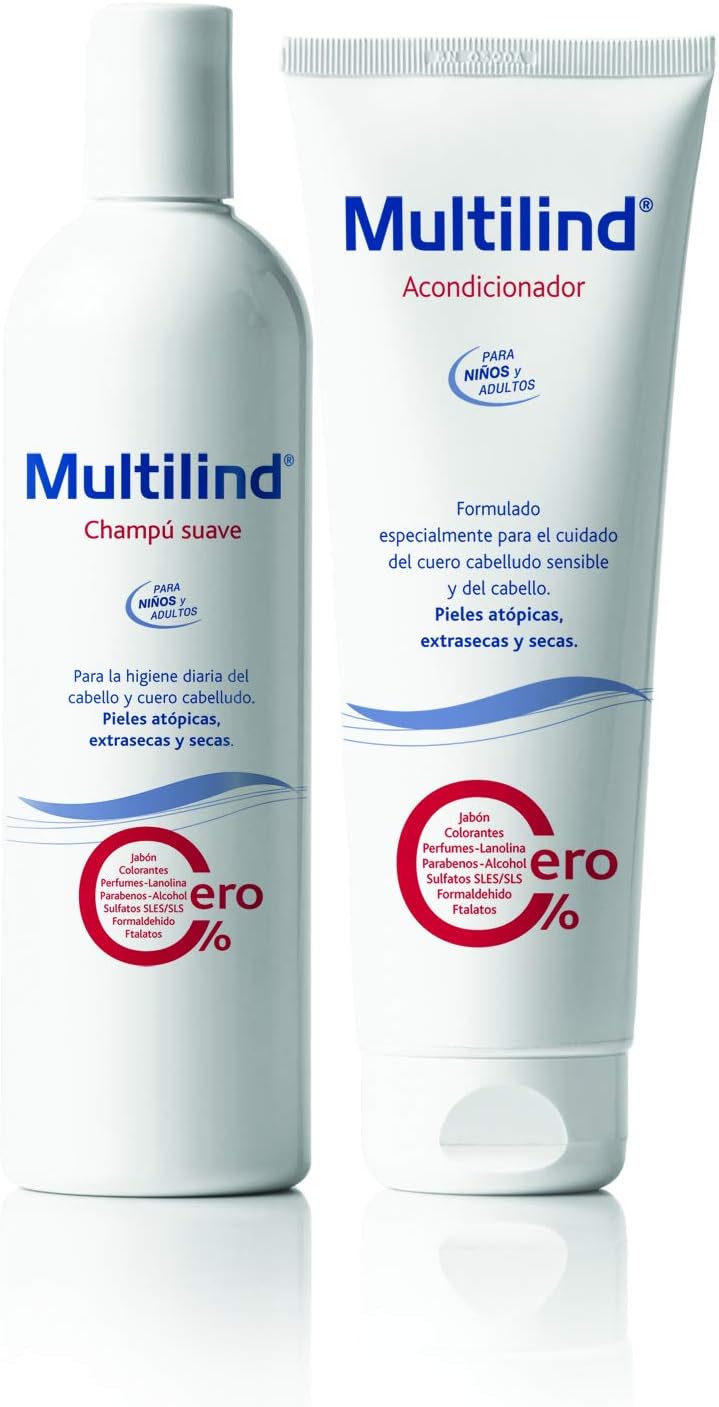 Multilind - Pack Champú + Acondicionador - para Pieles Atópicas ...