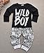 Baby Boys Clothes Set Long Sleeve Wild Boy T-Shirt Tops Pants Outfit Winter Spring