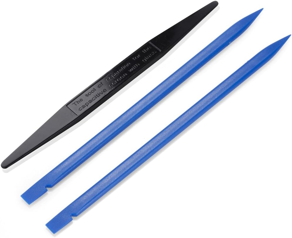 Zacro 18 in 1 Professional Opening Pry Tool Repair Kit with Non-Abrasive Nylon Spudgers and Pack of 2 Anti-Static Tweezers: Home Improvement