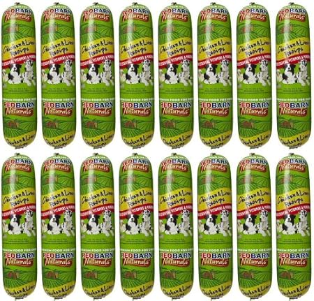 Red Barn Chicken Liver Dog Food Roll 64lbs 16 X 4lb Wet Pet