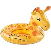 Small Lil&rsquo; Giraffe Baby Pool Float, Inflatable Water Float for Infants and Toddlers Ages 1&ndash;3, Easy to Inflate Beginner Swim for Pool Play, Summer Water Fun for Kids