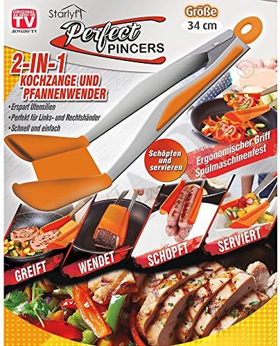 Starlyf® Perfect Pincers 2 in 1 Cooking, Spatula – Original from the TV Advertisement