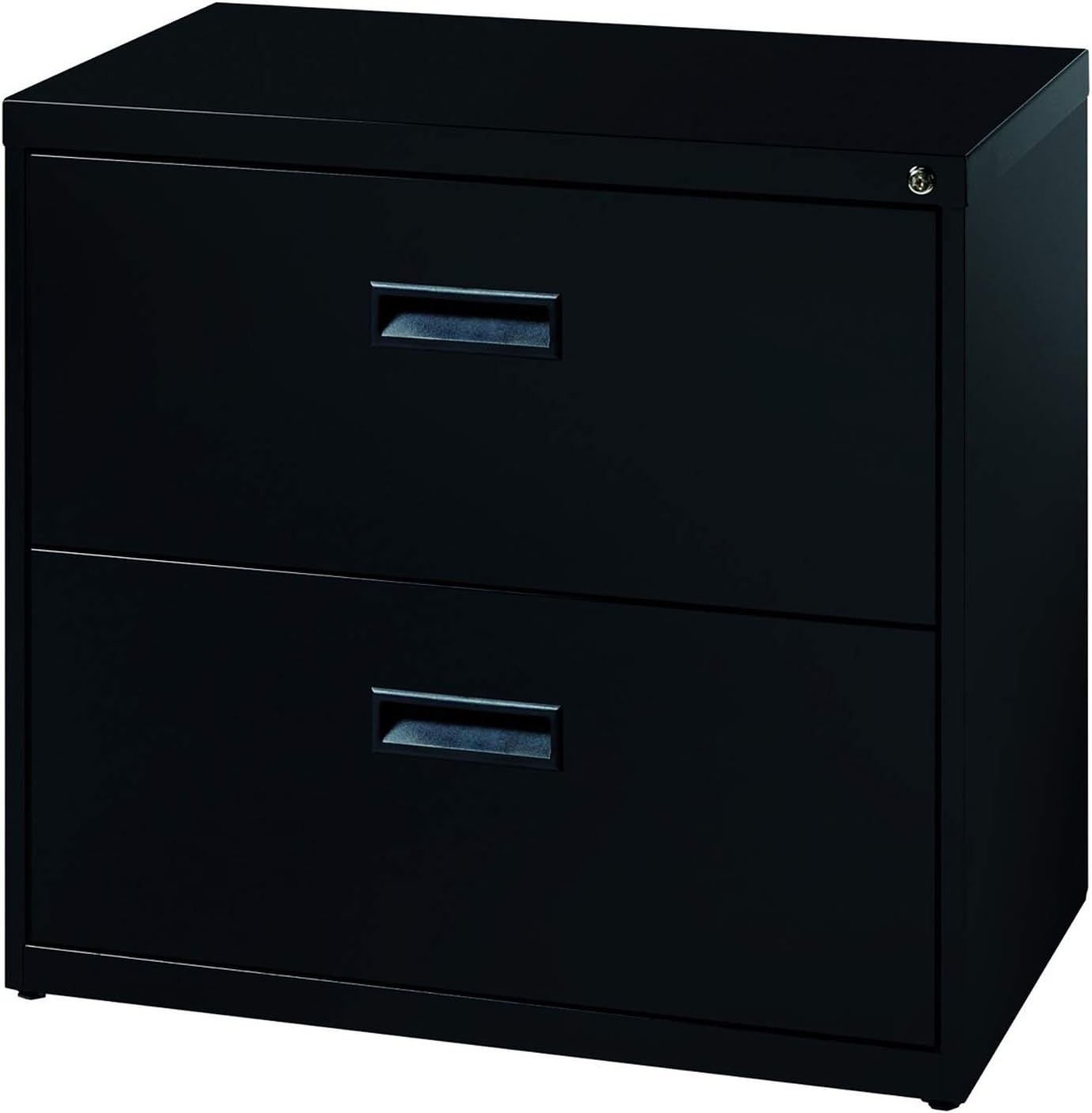 Amazon Com Modern File Cabinet 2 Drawer Lateral Filing Cabinet Contemporary Wood Office Furniture Docs Organizer Black Kitchen Dining