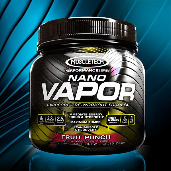 MuscleTech naNO Vapor, Hardcore PreWorkout Formula, Fruit