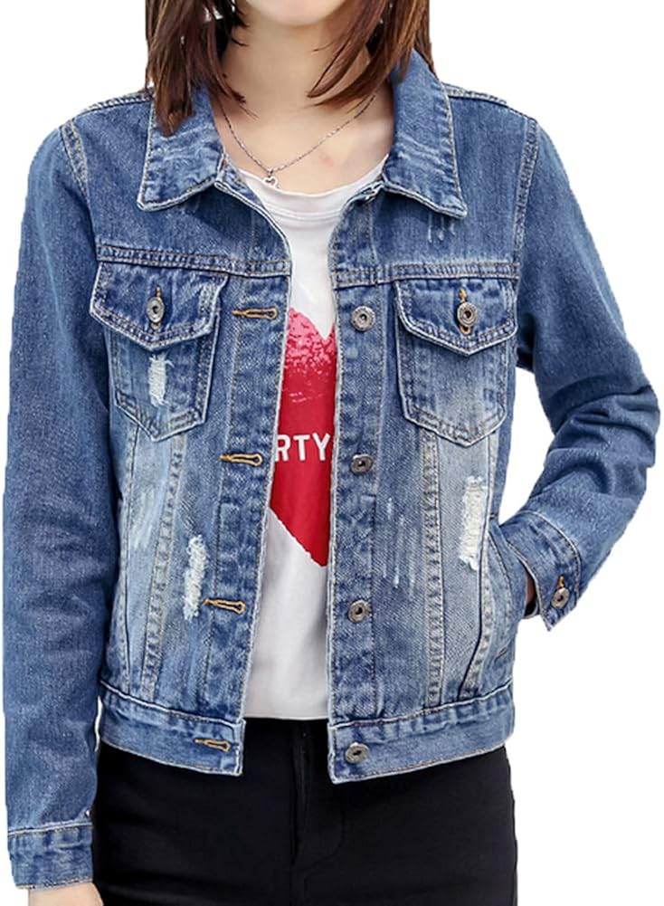 jean jacket with pockets