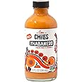 Cien Chiles The Habanero | All Natural Sauce | Zero Sugars, Non-GMO, Gluten-Free, Vegan | 8 OZ Bottle