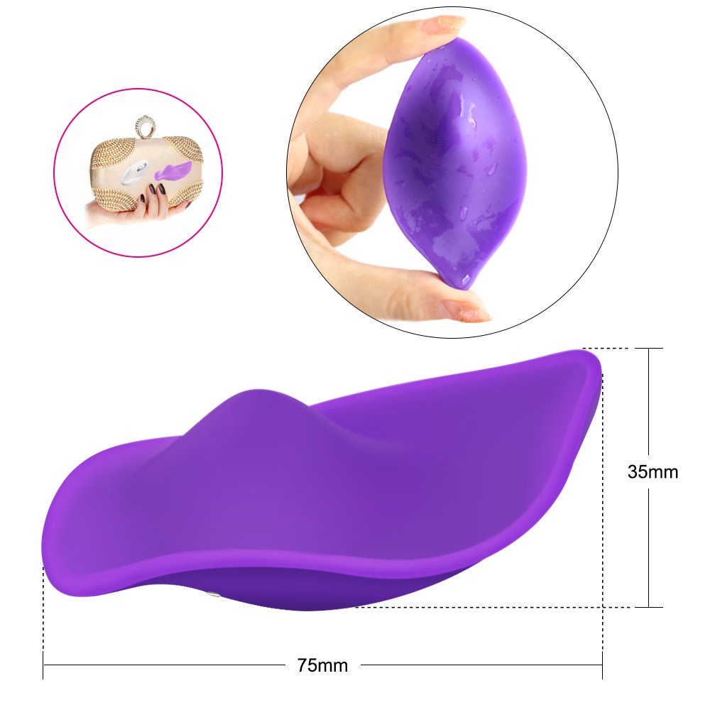 [50% OFF] Auflegevibrator für Sie Stimulation der Klitoris mit Fernbedienung, Klein Klitorisstimulator Klitoris Vibrator Panty Pleasure