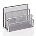 Ybm Home 3 Slot Mesh Silver Letters and Documents Sorter Holder 2372 (1)