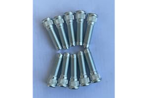 WANTONE RACING 10 PCS 1/2-20 Serrated Wheel Stud Bolts 610-368 0.627 in. Knurl, 1.97 in. Length Compatible with 1994-2004 Ford Explorer Mustang, Mazda B2300 B2500 B3000 B4000 Lincoln Mercury
