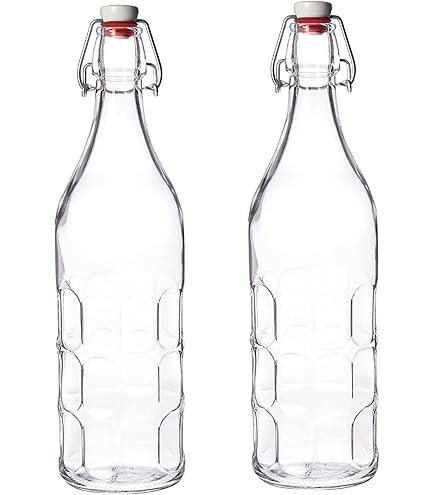 Bottiglia Bormioli Rocco Moresca - Vetro Verde, 1 Litro, Tappo A Clip Antigoccia - Foto 11