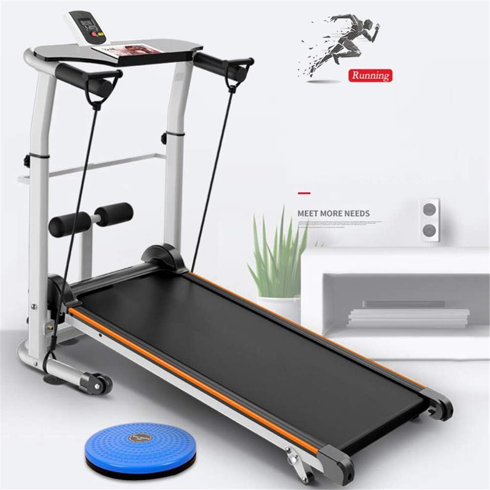 LJW Mechanical Treadmill,Running Machine, Running Incline Family Multifunction Fixed Slope Treadmill/Supine Boards/Twist Machine/Combined with One Pull Rope