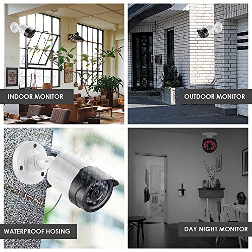 ZOSI-800TVL-CCTV-Camera-24-IR-LEDs-Indoor-outdoor-Day-Night-Vision-65ft-Security-Dome-Color-Camera-For-DVR-Surveillance-System-white