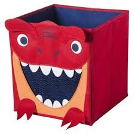 Red Dinosaur Fabric Drawer 11 H X 10 5 W X 10 5 D Made To Fit