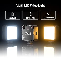 VIJIM LED Video Light, VL81 On Camera Light with 3