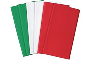 Simetufy Christmas Tissue Paper for Gift Bags, 84 Sheets 20 x 20 Inches Christmas Tissue Paper Sheets Bulk, Red Green and White for Gift Wrapping, Crafts, Birthday, Holiday Decor and DIY