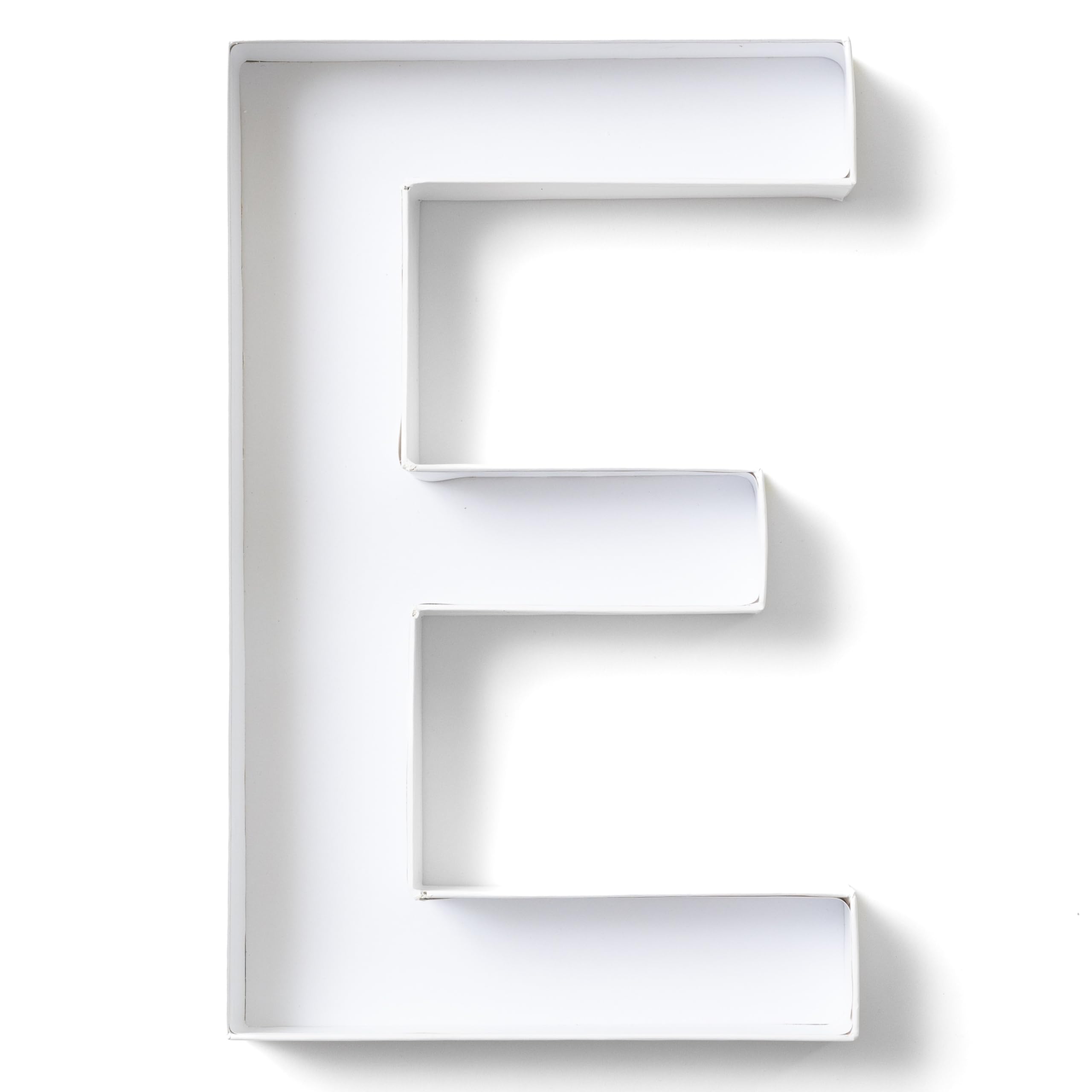 Photo 1 of Sisterly Market - Cardboard Numbers and Cardboard Letters Fillable Candy Box, Handmade Marquee Letters for Parties and Milestones, Letter E, 12" L x 1.5" W