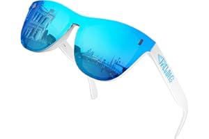 ROCKNIGHT HD Polarized UV400 Protection Anti Glare Lightweight Sunglasses TR90 Frame