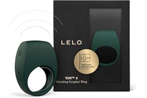 LELO TOR 2 Intimate Vibrating Cock Ring, Reusable Sex Toys for Couples, Love-Ring with 29 mm / 1.1 inch diameter for More Bed