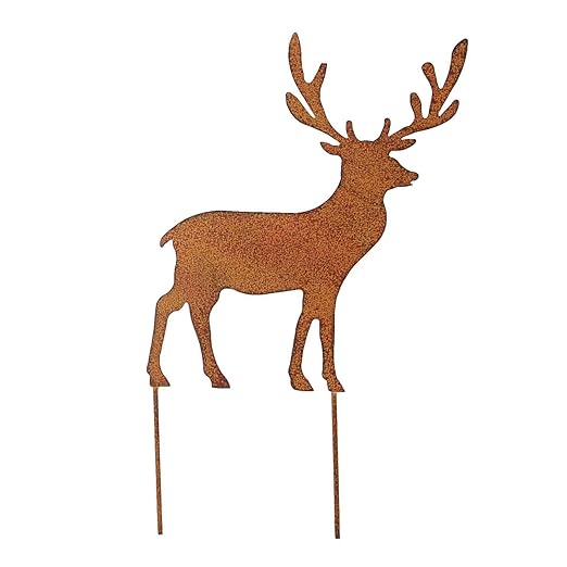 Gartenzaubereien Hirsch zum Stecken lackiert: Amazon.de: Küche & Haushalt