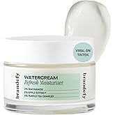Brandefy Water Cream Refresh Moisturizer - Lightweight, Pore-Refining Hydration Burst for Smooth, Super Hydrated Skin, Daily Face Moisturizer, Made in US (1.6 Oz)