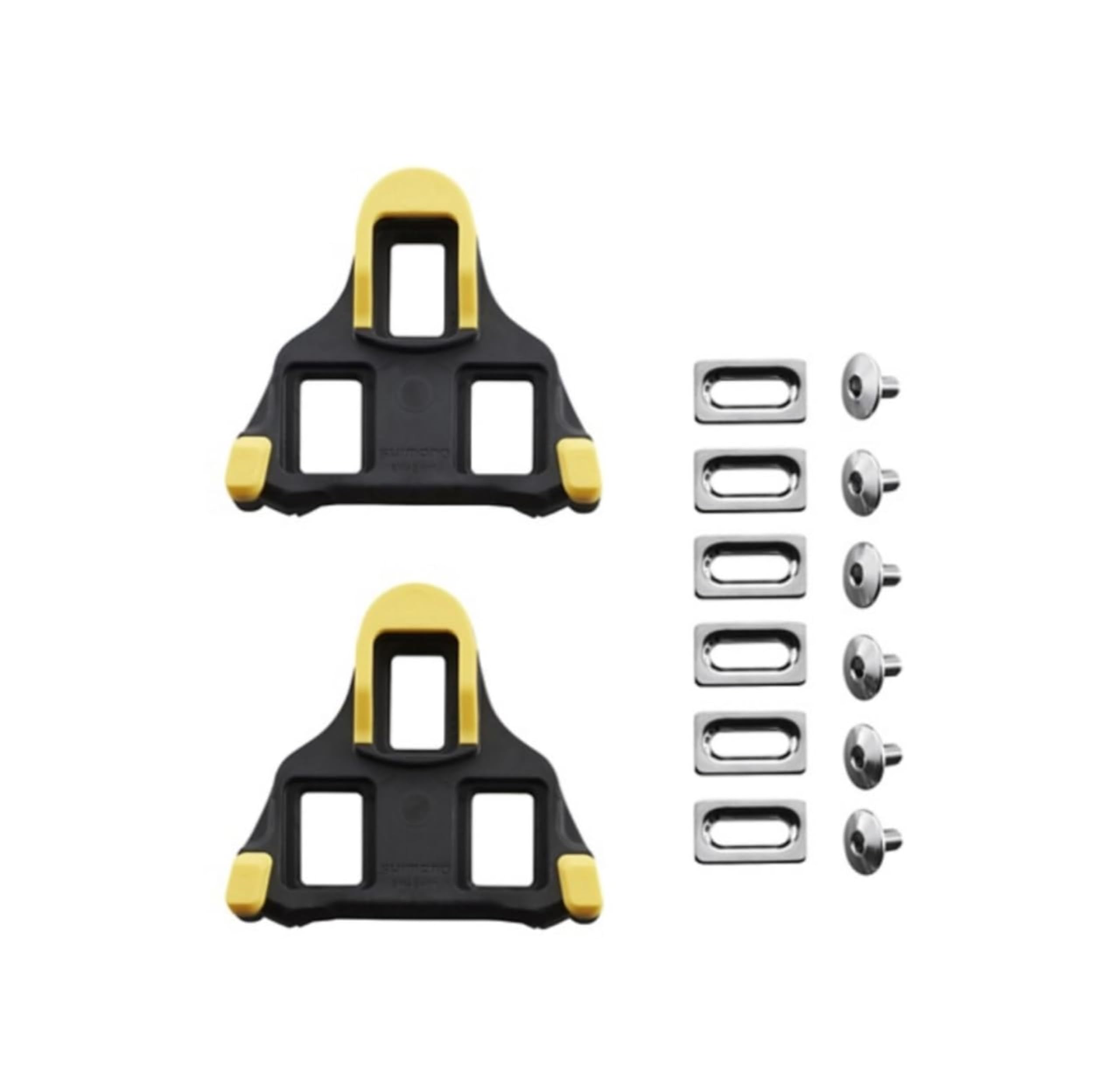 Shimano Spares SPD Plattensatz Shoe Cleats gelb/schwarz S