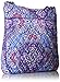 Vera Bradley Women's Cotton Triple Zip Hipster Crossbody Purse, Lilac Tapestry, One Size