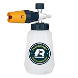 Sooprinse Foam Cannon with 1/4 Inch Quick Connector, Heavy Duty Car Foam Blaster Wide Neck Adjustable Snow Foam Lance for Pressure Washer, 1 Liter