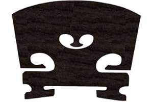 Violin Replacement Part Ebony Violin Bridge Full Size Instrument Accessories(4-4)