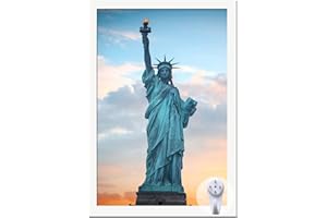 OMAIGAR 16x24 Picture Frame for 16by24 Poster Photo Canvas Certificate White High Transparent Photo Frame Wall Desktop Horizontal Vertical 16 x 24