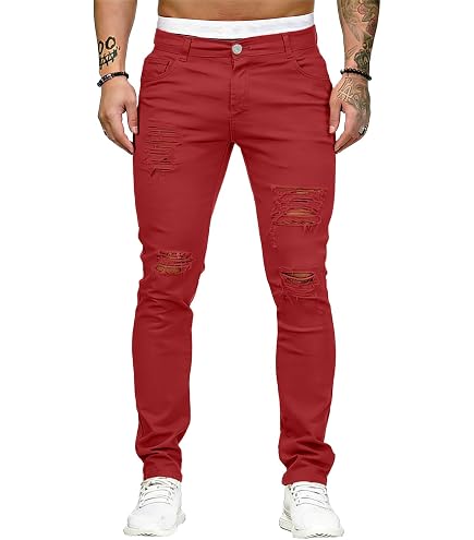 mnml Men's X289 Skinny Denim - Brown, 30 at Amazon Men's Clothing