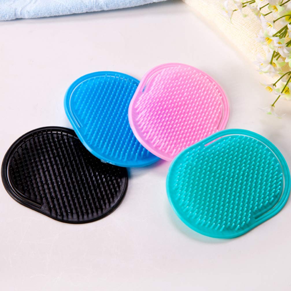 Minkissy Pocket Palm Combs, 12pcs Shampoo Pocket Combs Pocket Brushes Massager Hair Brush Comb Cleaning Hair Brushes for Travel