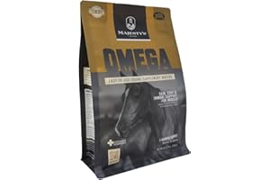 Majesty's Omega Wafers - Superior Horse / Equine Skin, Coat, and Immune Support Supplement - Omega 3, 6, 9, and Biotin - 60 Count (2 Month Supply)