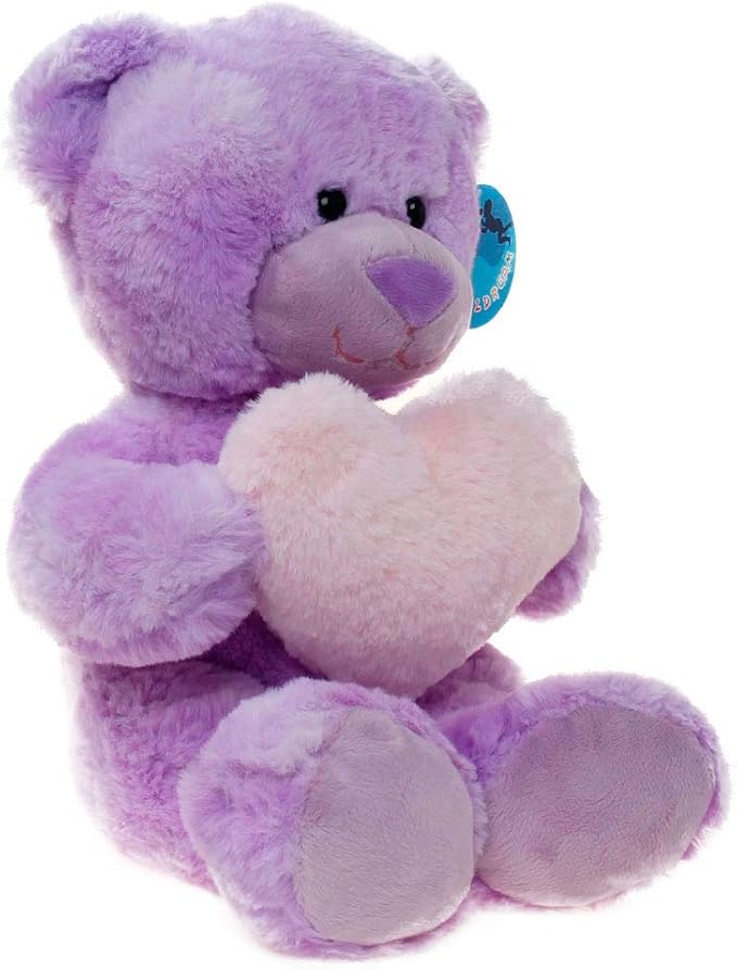 oso de peluche morado