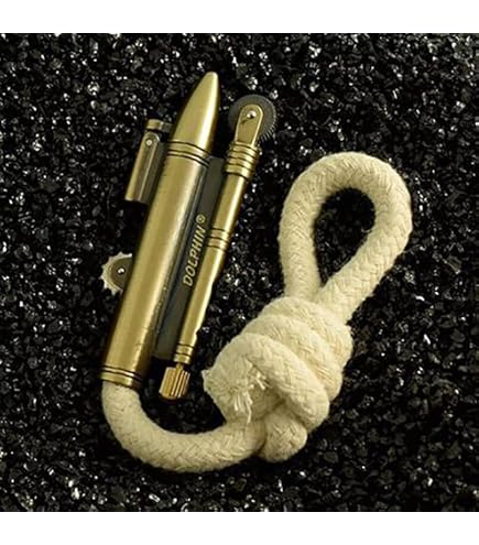 Lighter Refill 3-Pack Windproof Rope Lighter - Vintage WWII Style, No ...