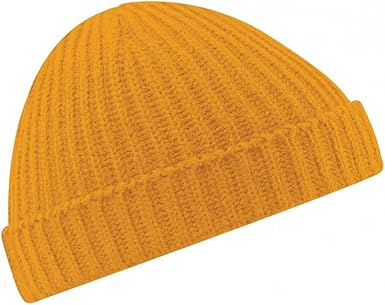 mustard fisherman beanie